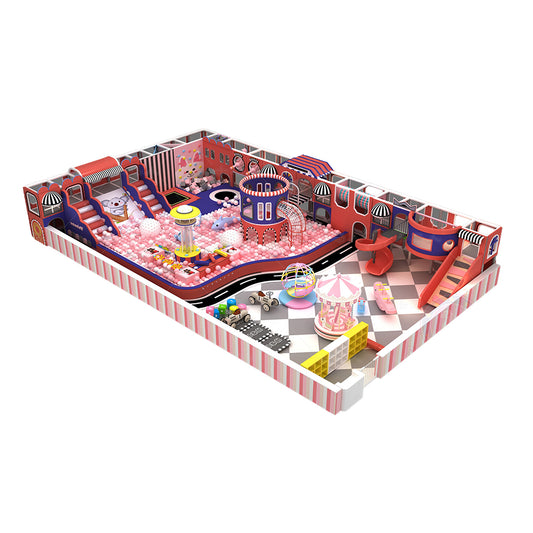 Modular Indoor Playground Area Sets for Easy Assembly